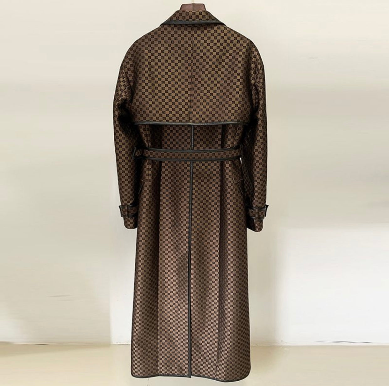 Brown Plade Designer Coat