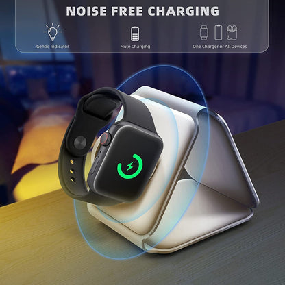 Trifold 3-in-1 Foldable Wireless Charger